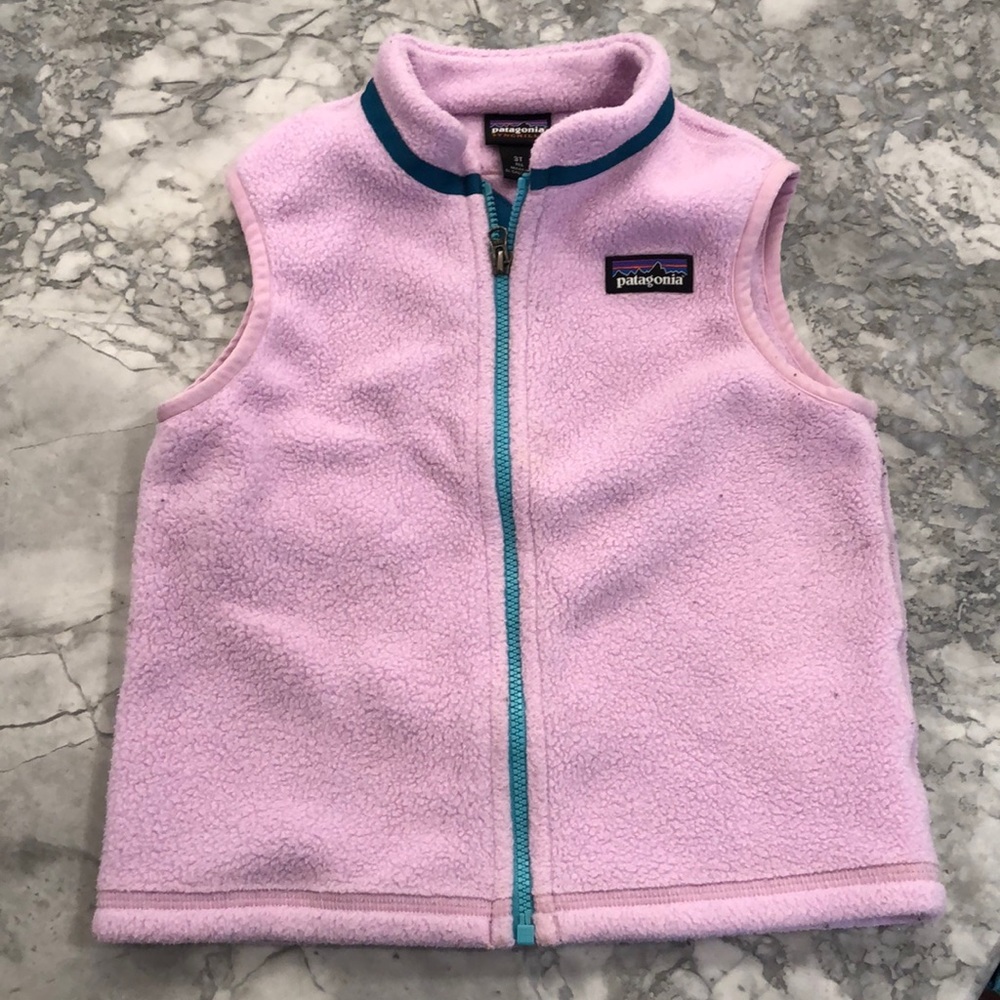 Patagonia Synchilla vest toddler girls